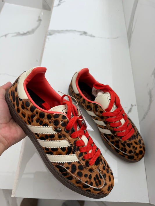 Adidas samba animal print