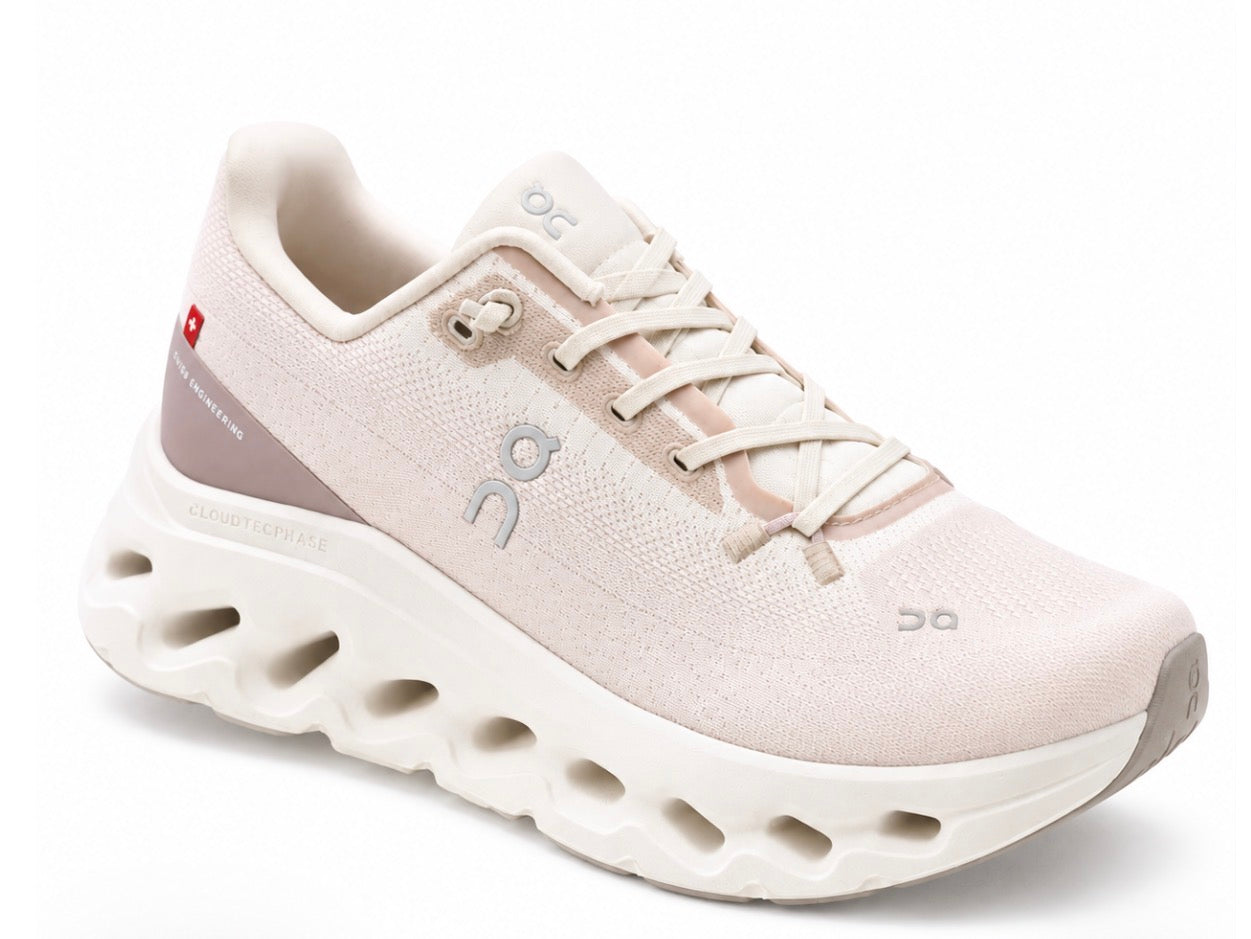 Tenis on Cloud Tilt morado suela beige