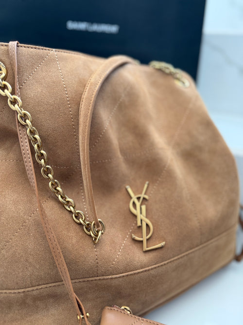 Bolsa ysl de piel mostaza