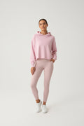 Sudadera Alo yoga rosa oversize