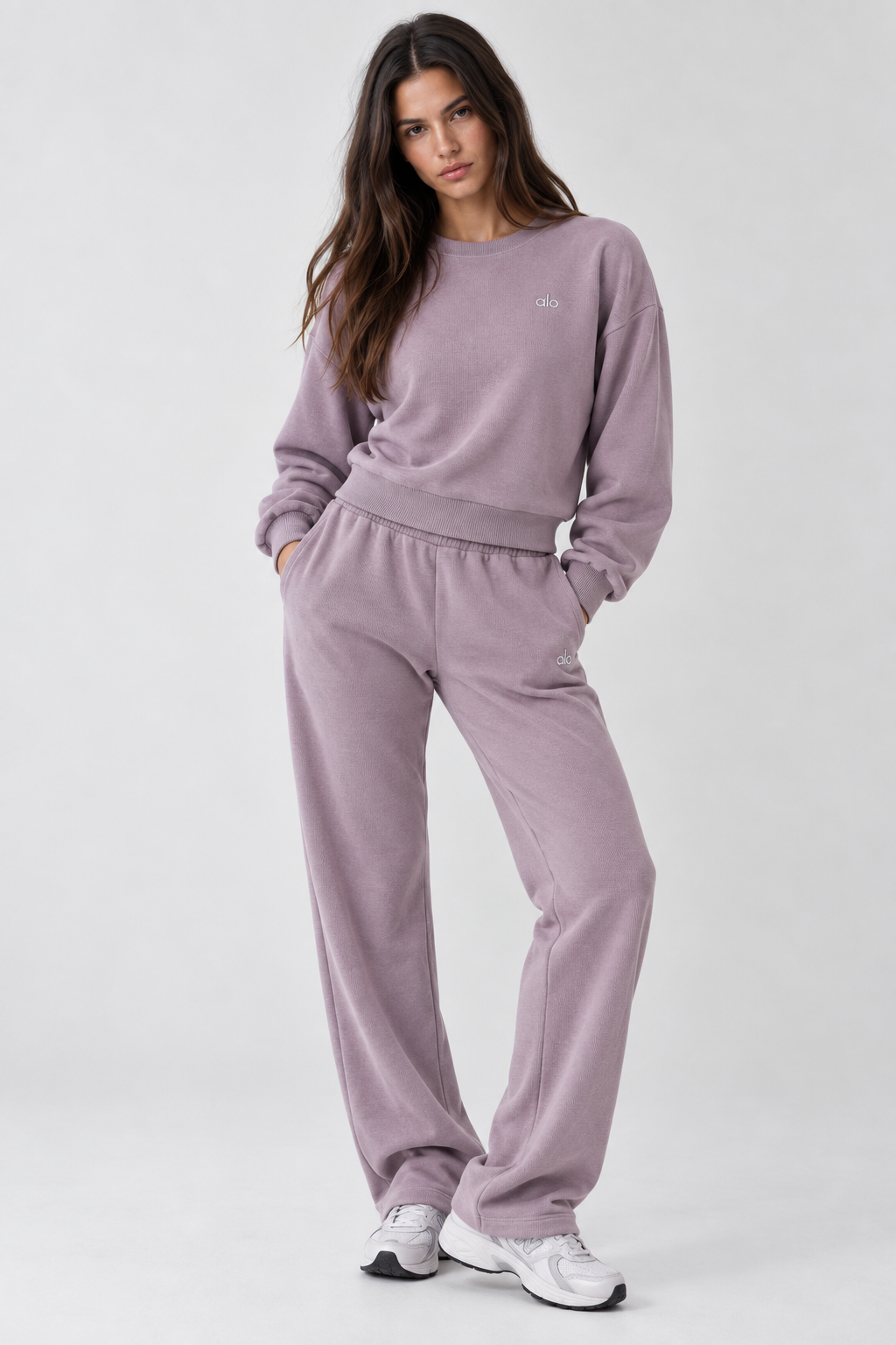 Conjunto Alo yoga lila