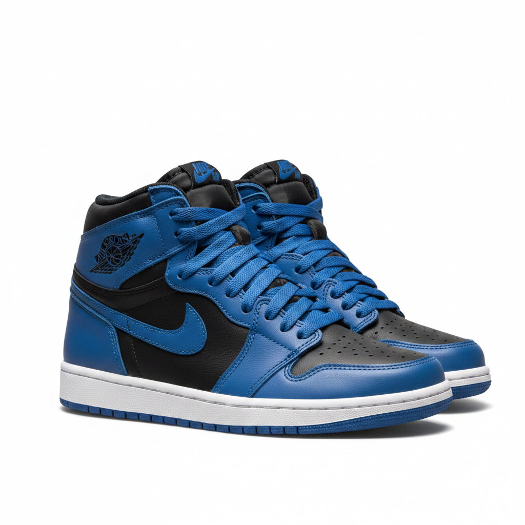 Jordan Nike negro con azul
