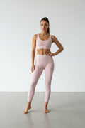 Conjunto lululemon rosa palo