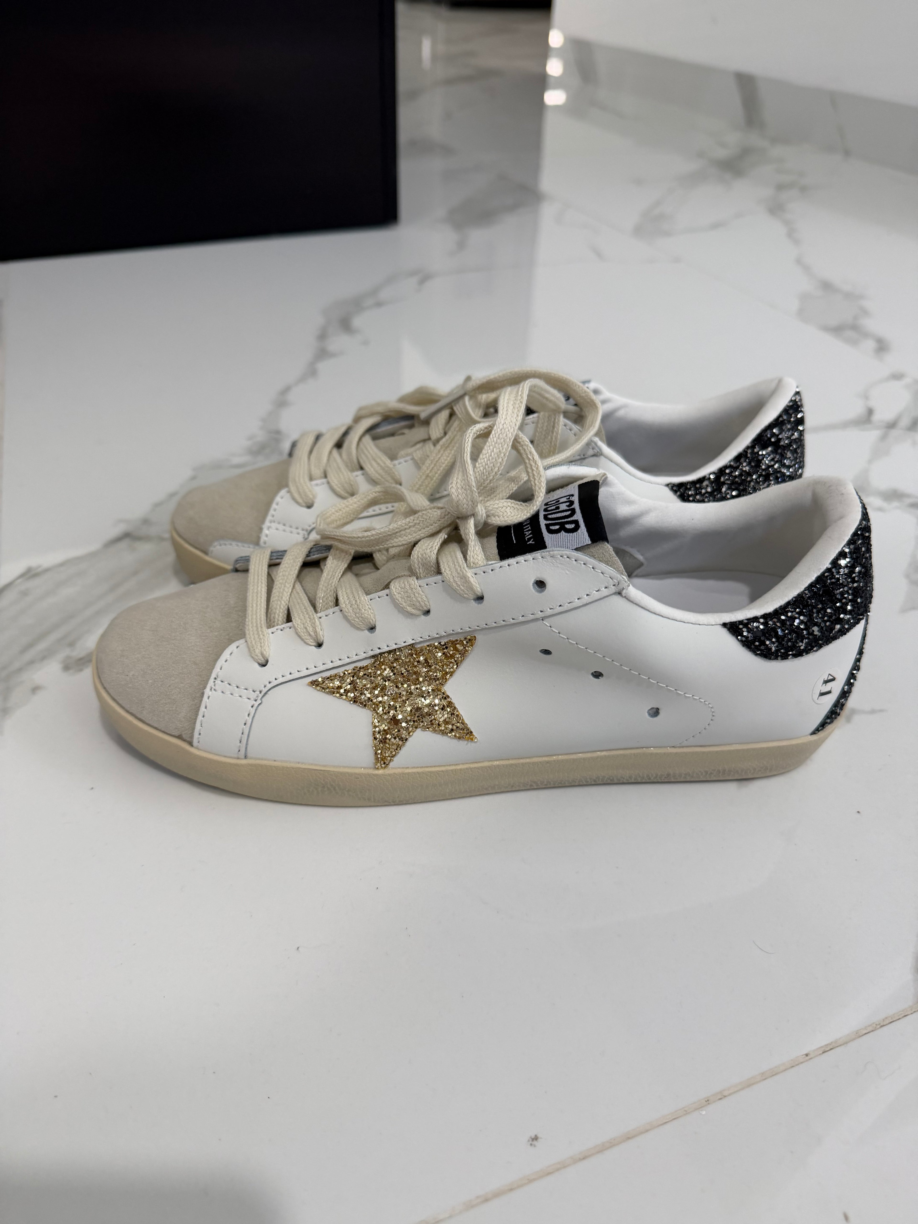 Golden Goose estrella dorada talón negro