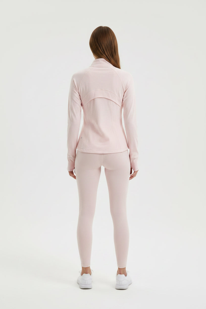 Jacket lululemon rosa claro rompe vientos