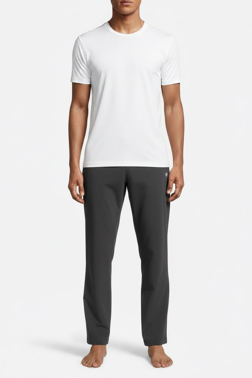 Pantalón recto lululemon caballero gris