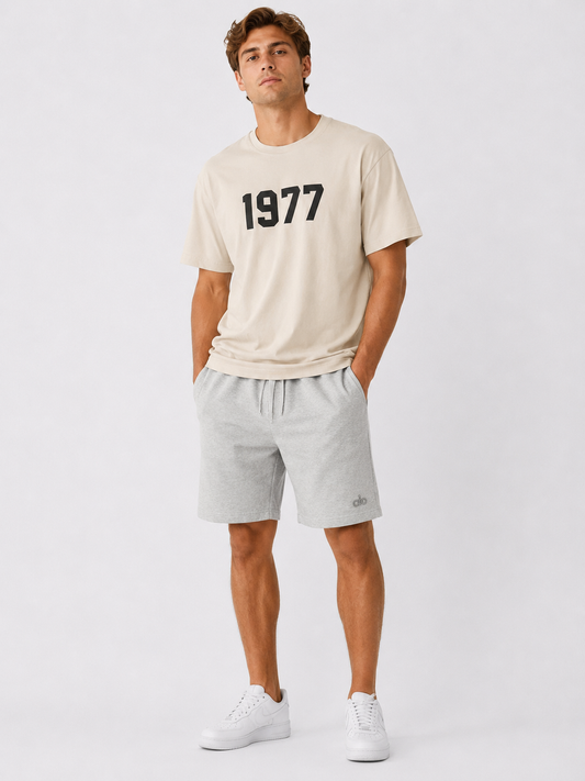 Playera essentials 1977 beige