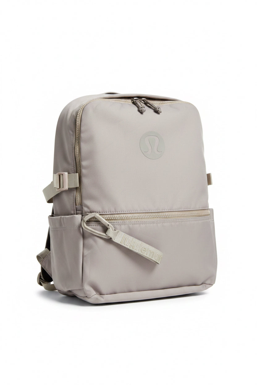 Mochila Lululemon beige rosa