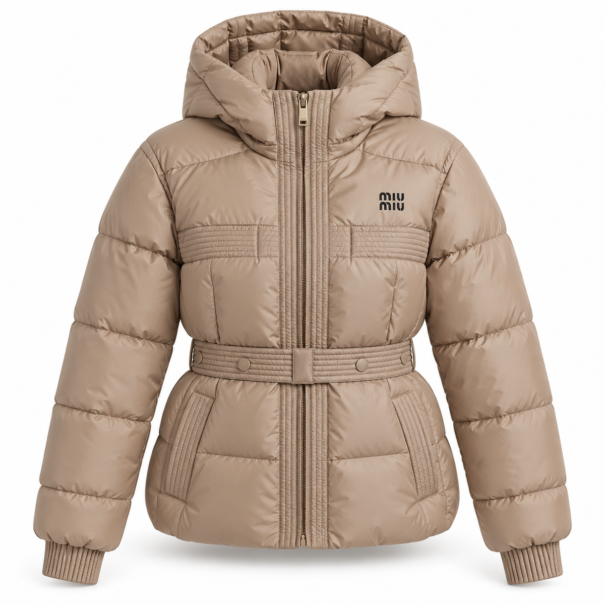 Chamarra Miu Miu beige