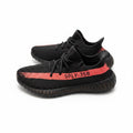 Yeezy 350 bots negros franja salmón