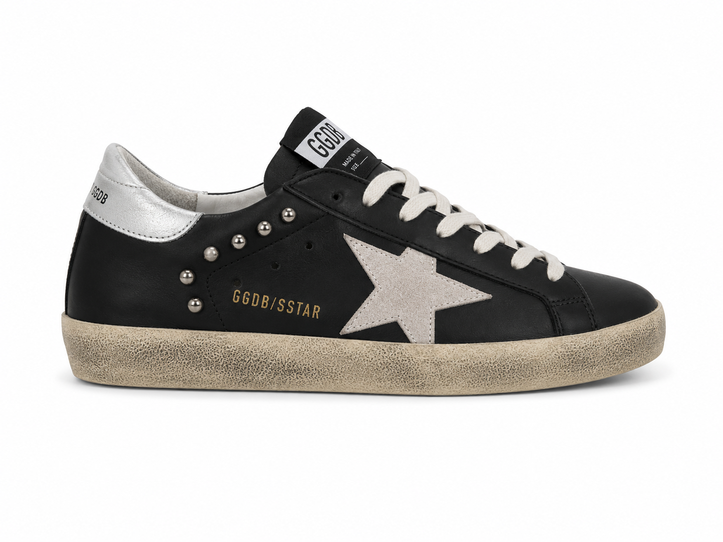 Golden goose negro plata