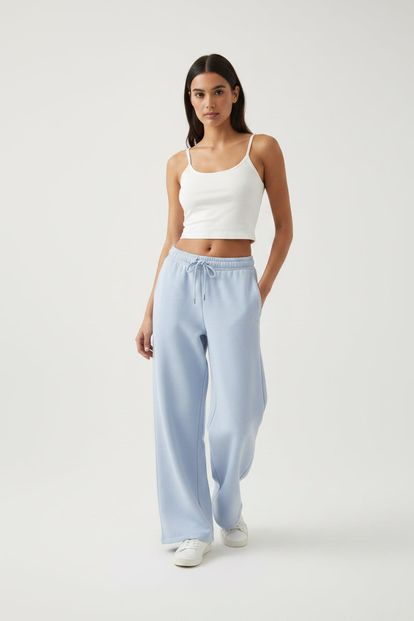 Pants Alo yoga algodón azul claro