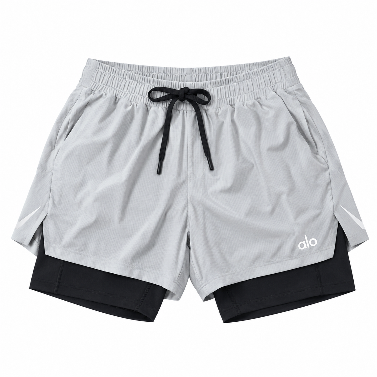 Short Alo yoga gris licra caballero