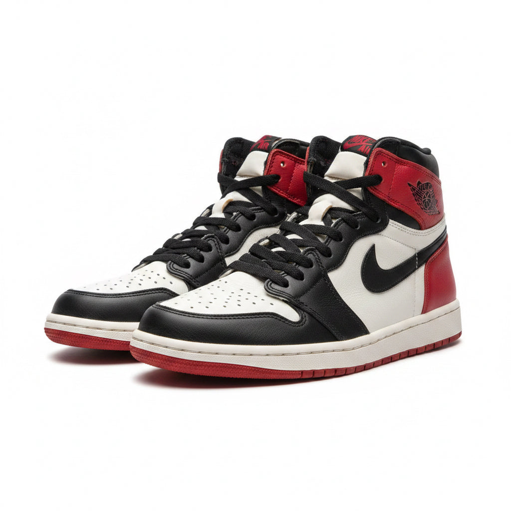 Jordan Nike rojo blanco negro