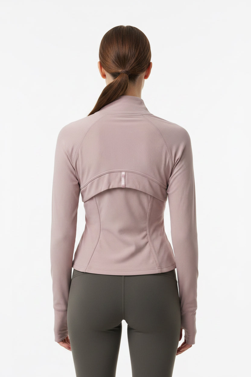 Jacket lululemon rayada negra