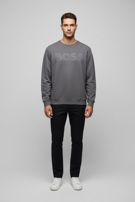 Sudadera Hugo Boss gris obscuro