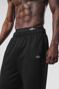 Pants Alo yoga negro recto algodón
