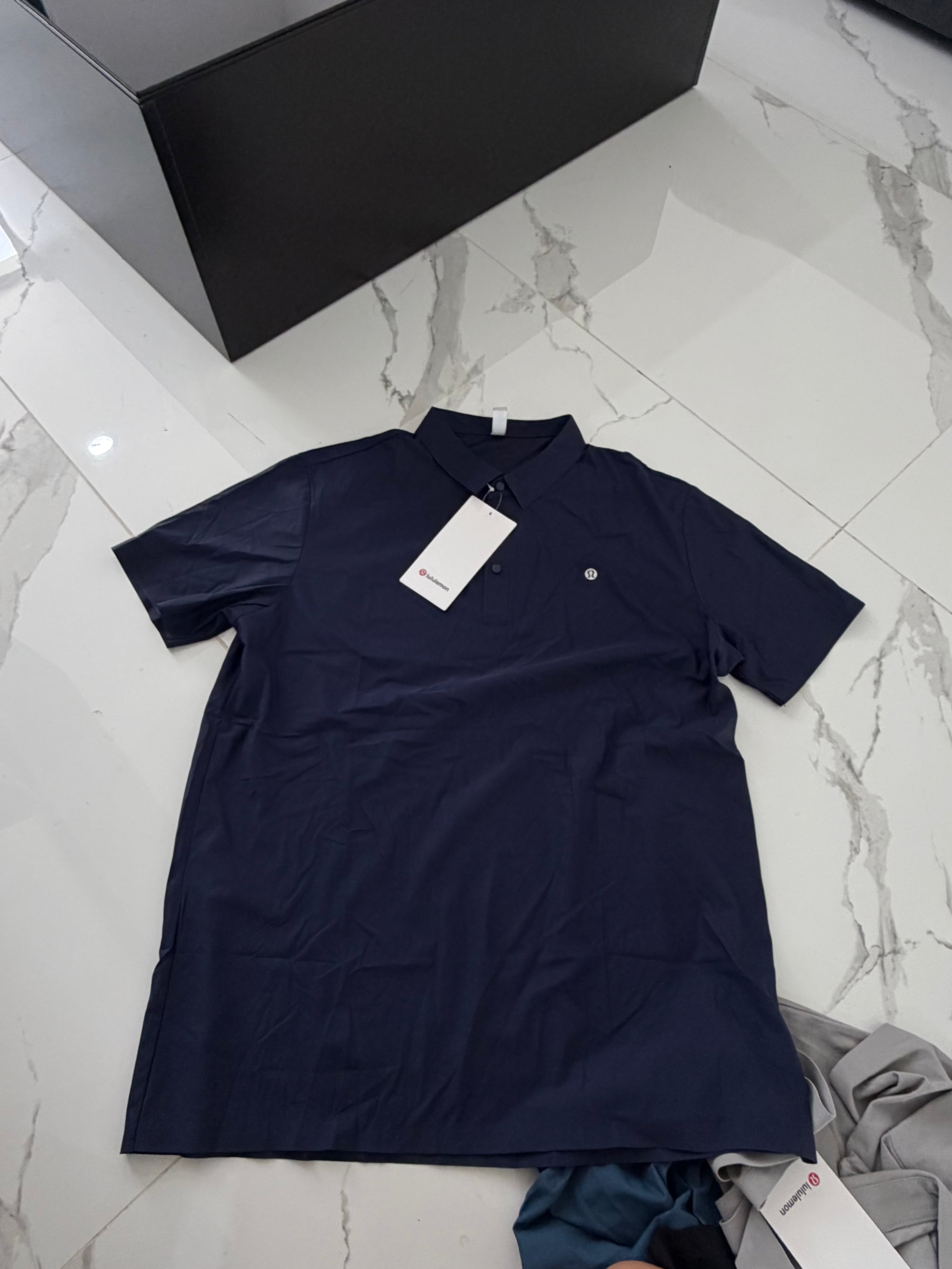 Playera polo Lululemon deportiva azul