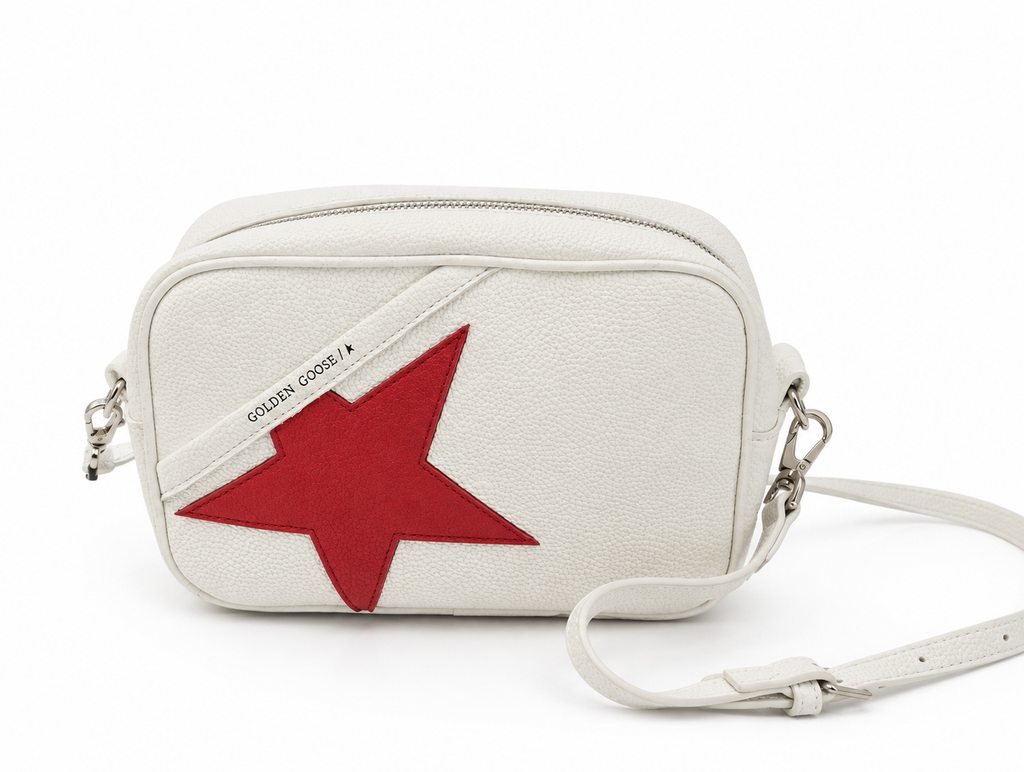 Bolsa Golden Goose  rosa blanco