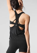 Playera Alo yoga sin manga negra
