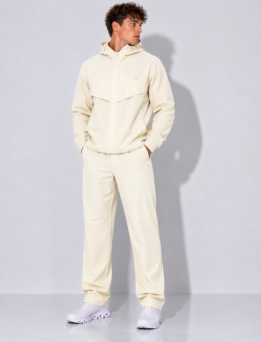 Conjunto Lululemon beige rompe vientos caballero