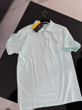Camisa polo azul apcielo