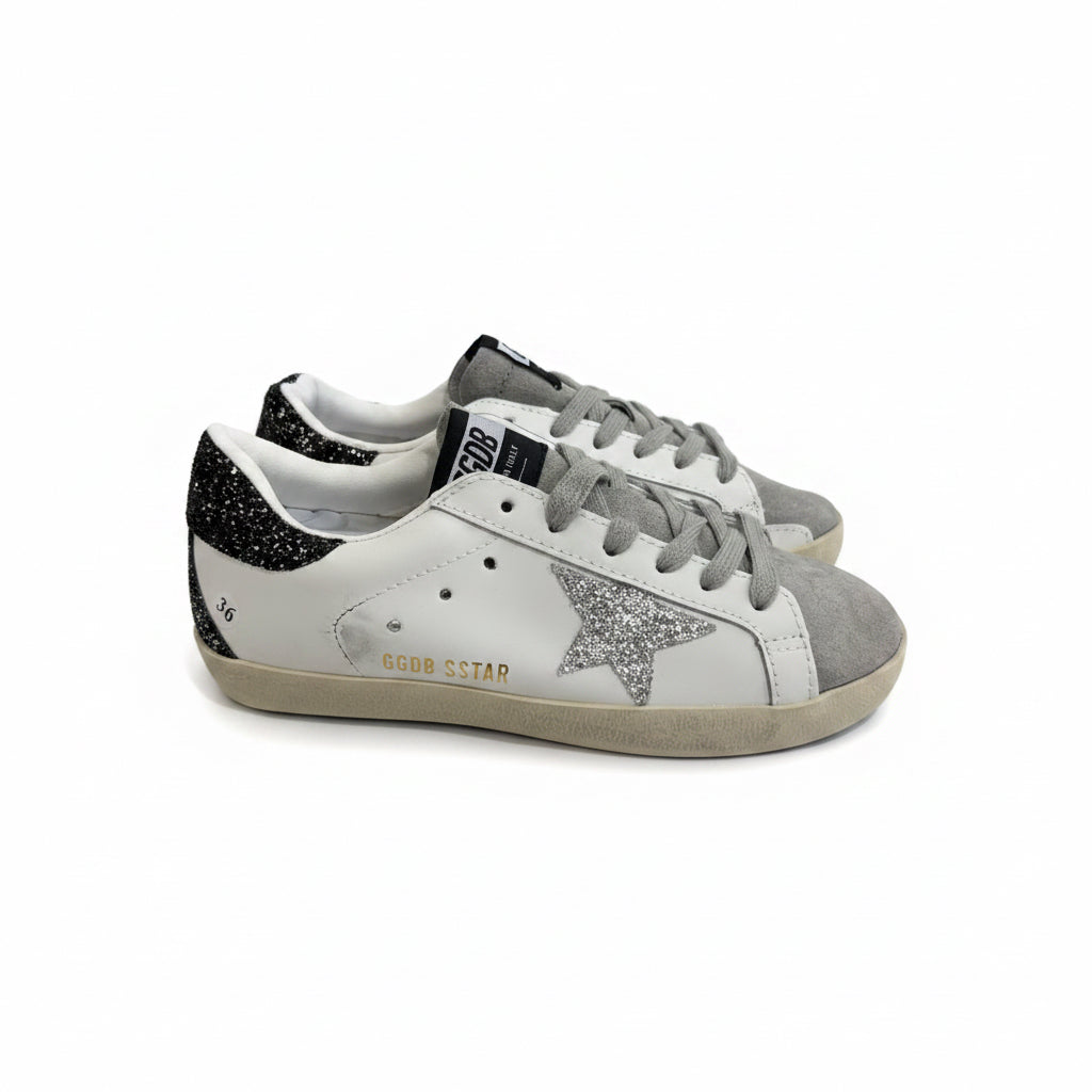Golden Goose estrella plateada