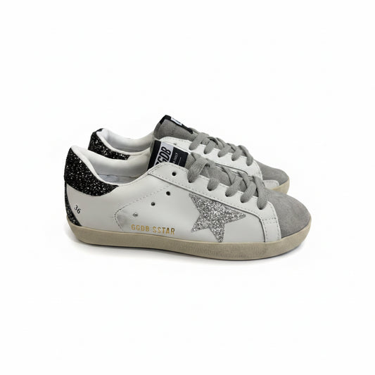 Golden Goose estrella plateada