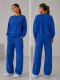Conjunto lululemon sudadera y pants modal azul