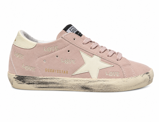 Golden Goose rosa blanco