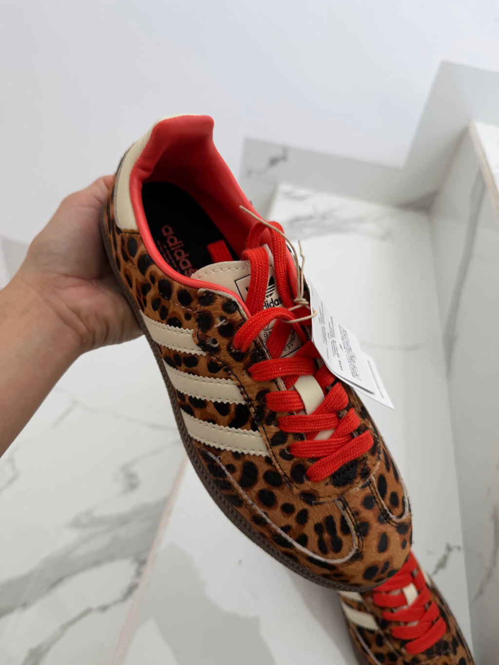 Adidas samba animal print