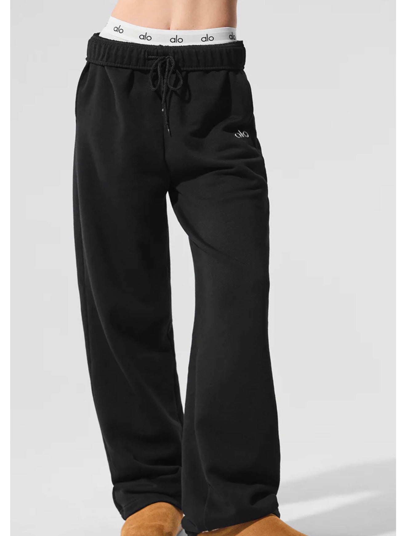Pants Alo yoga algodón negro