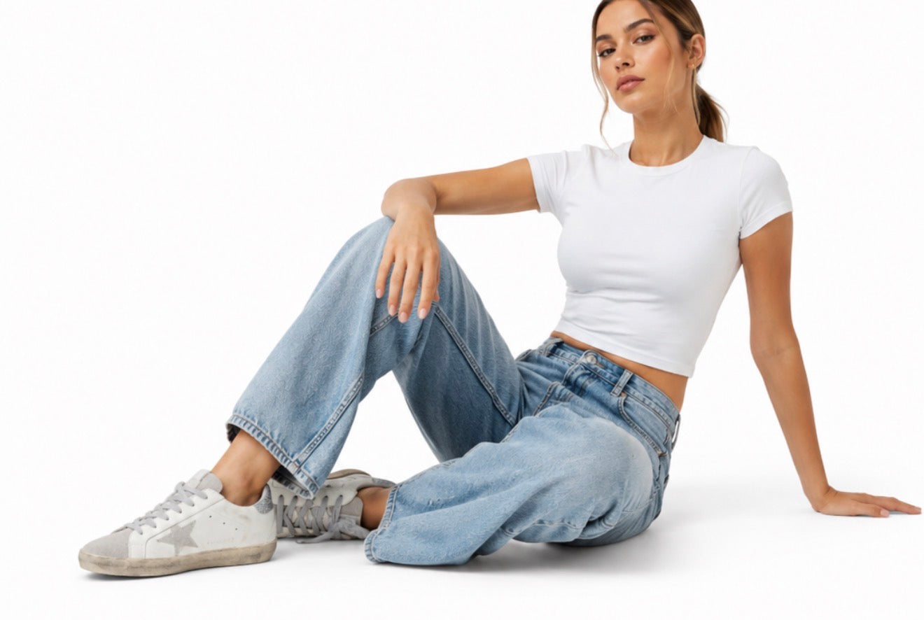Golden goose latte gris dama