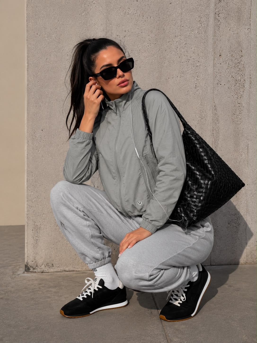 Chamarra Lululemon gris