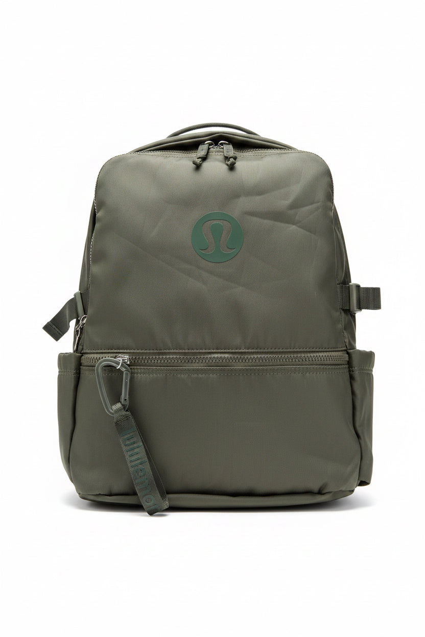 Mochila Lululemon verde militar