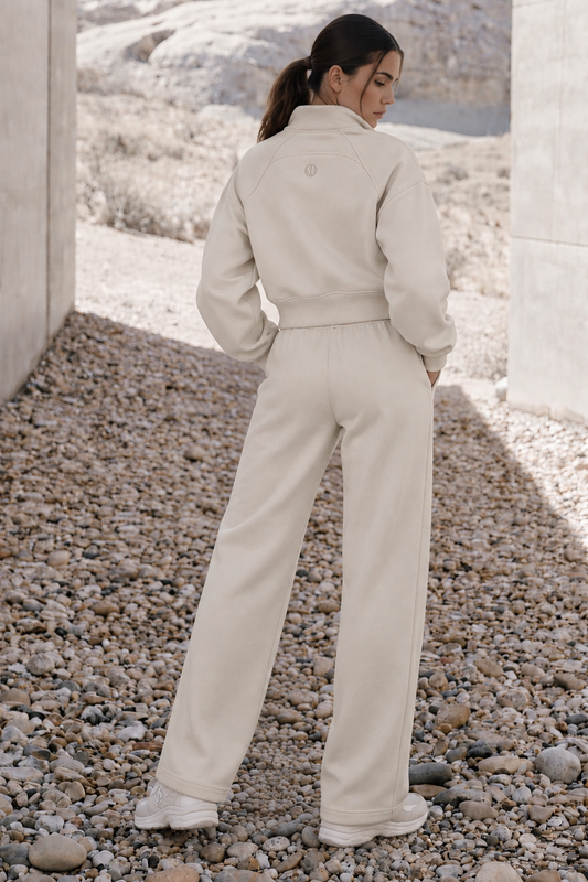 Sudadera lululemon beige