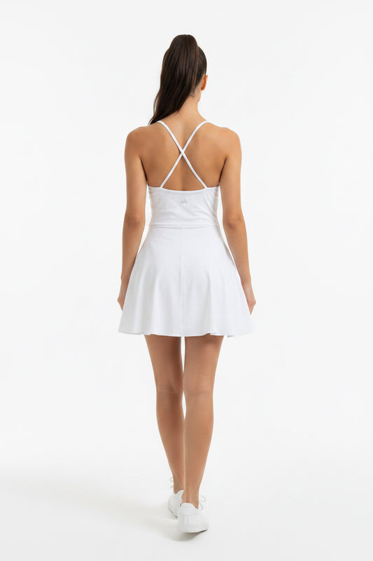 Vestido Alo yoga blanco