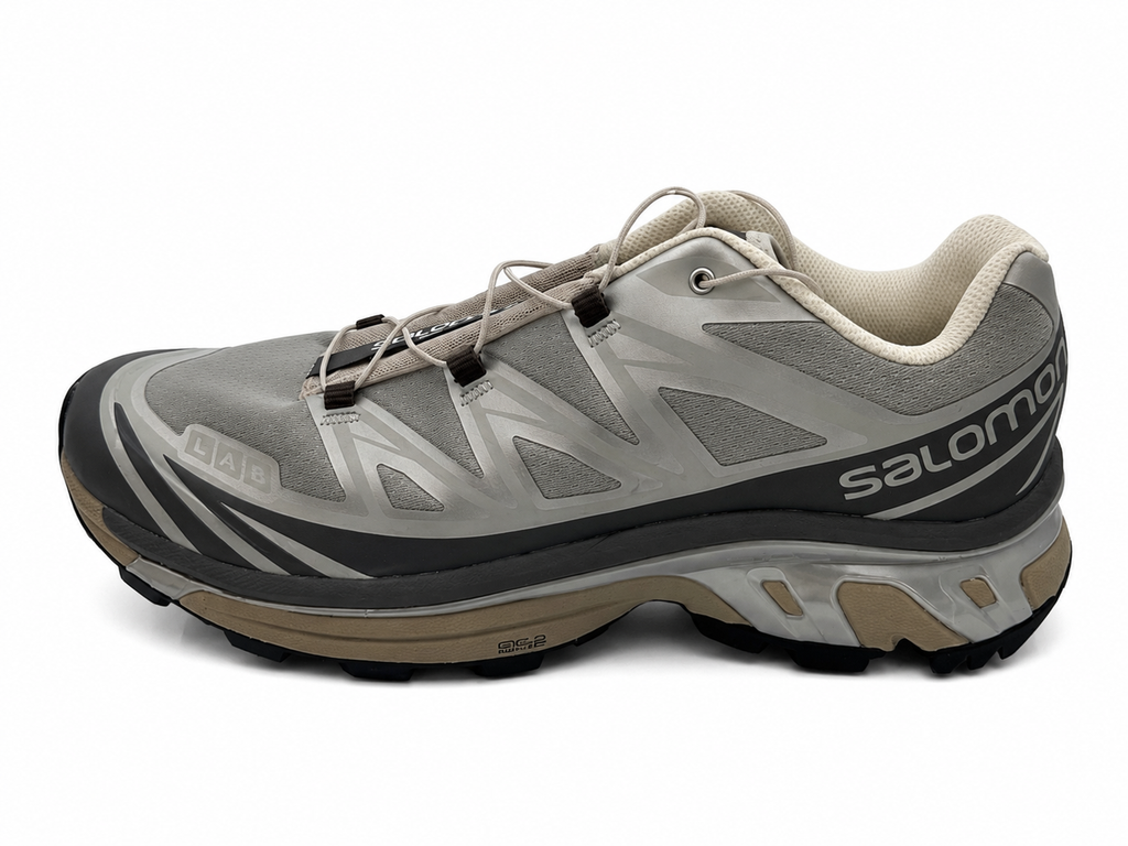 Tenis Salomon gris claro