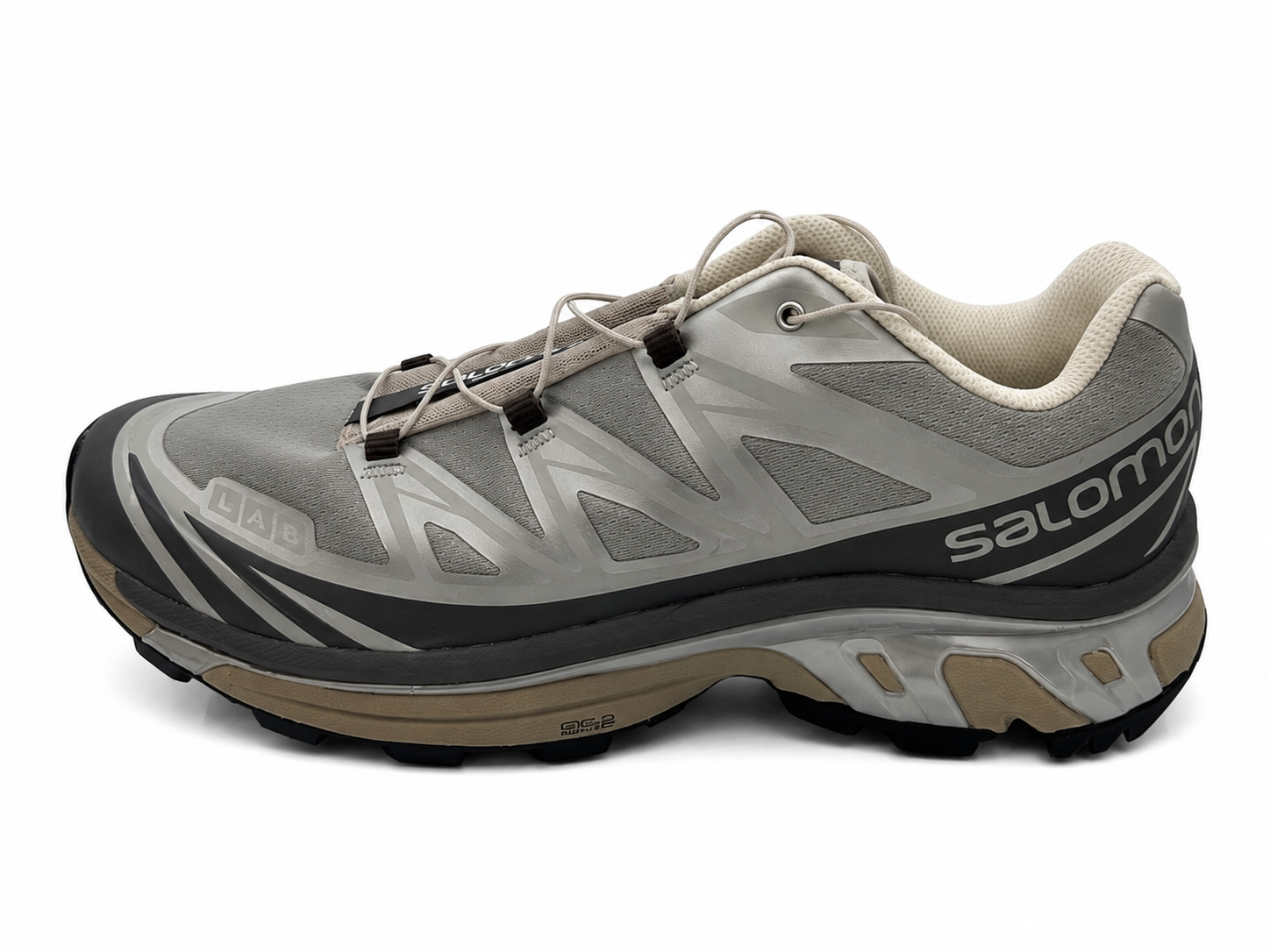 Tenis Salomon gris claro