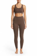 Leggin Alo yoga acanalado café