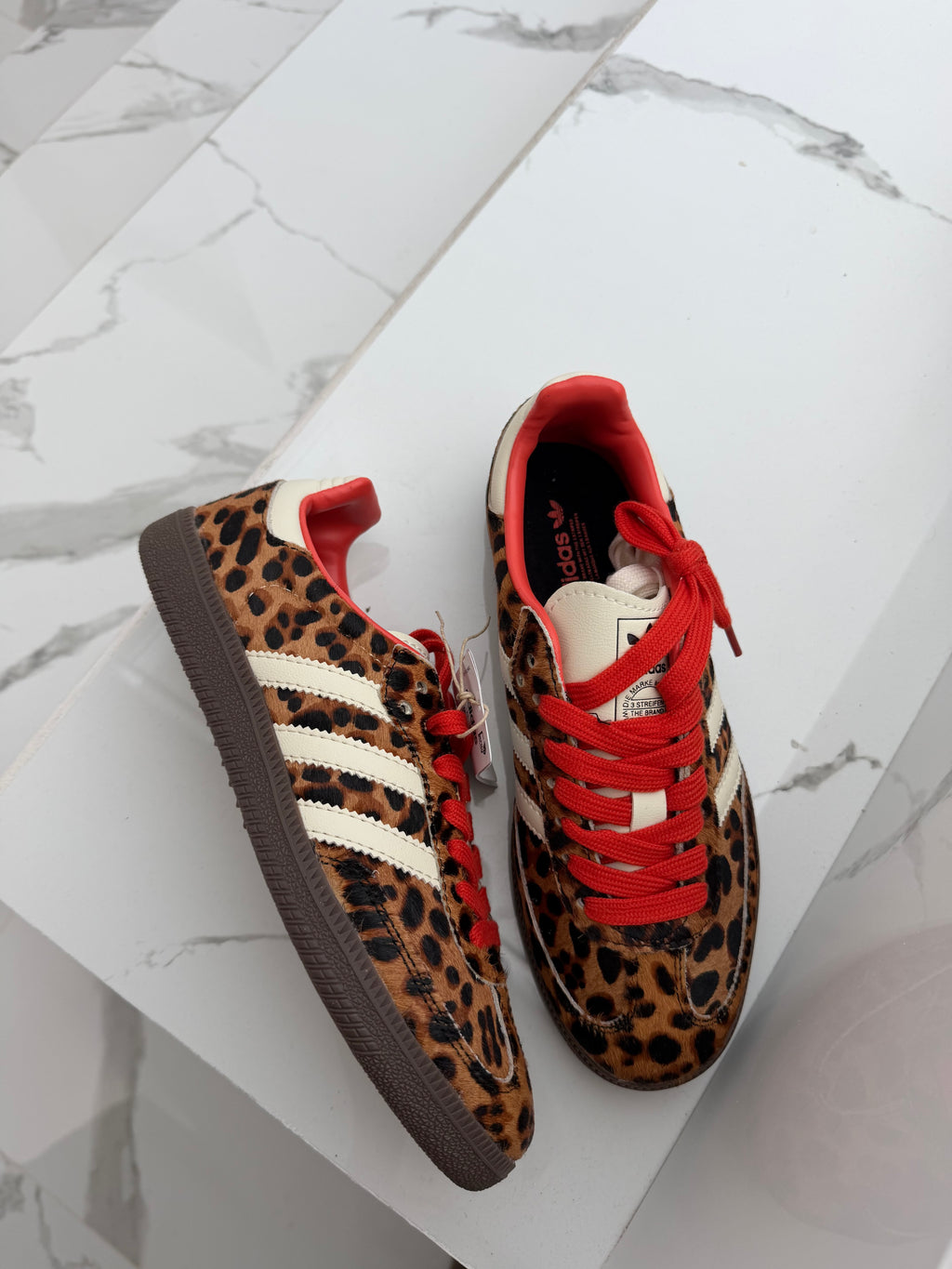 Adidas samba animal print