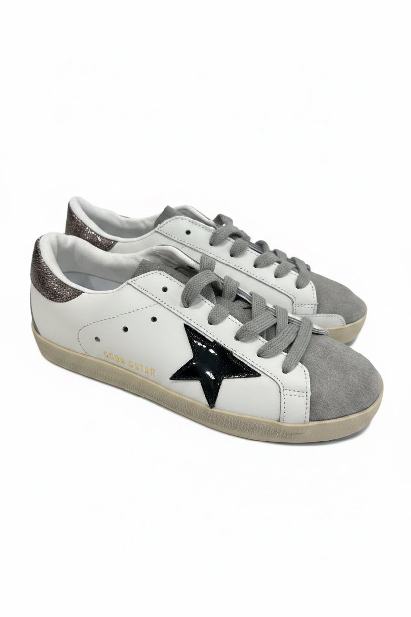 Golden Goose talón rosa estrella negra