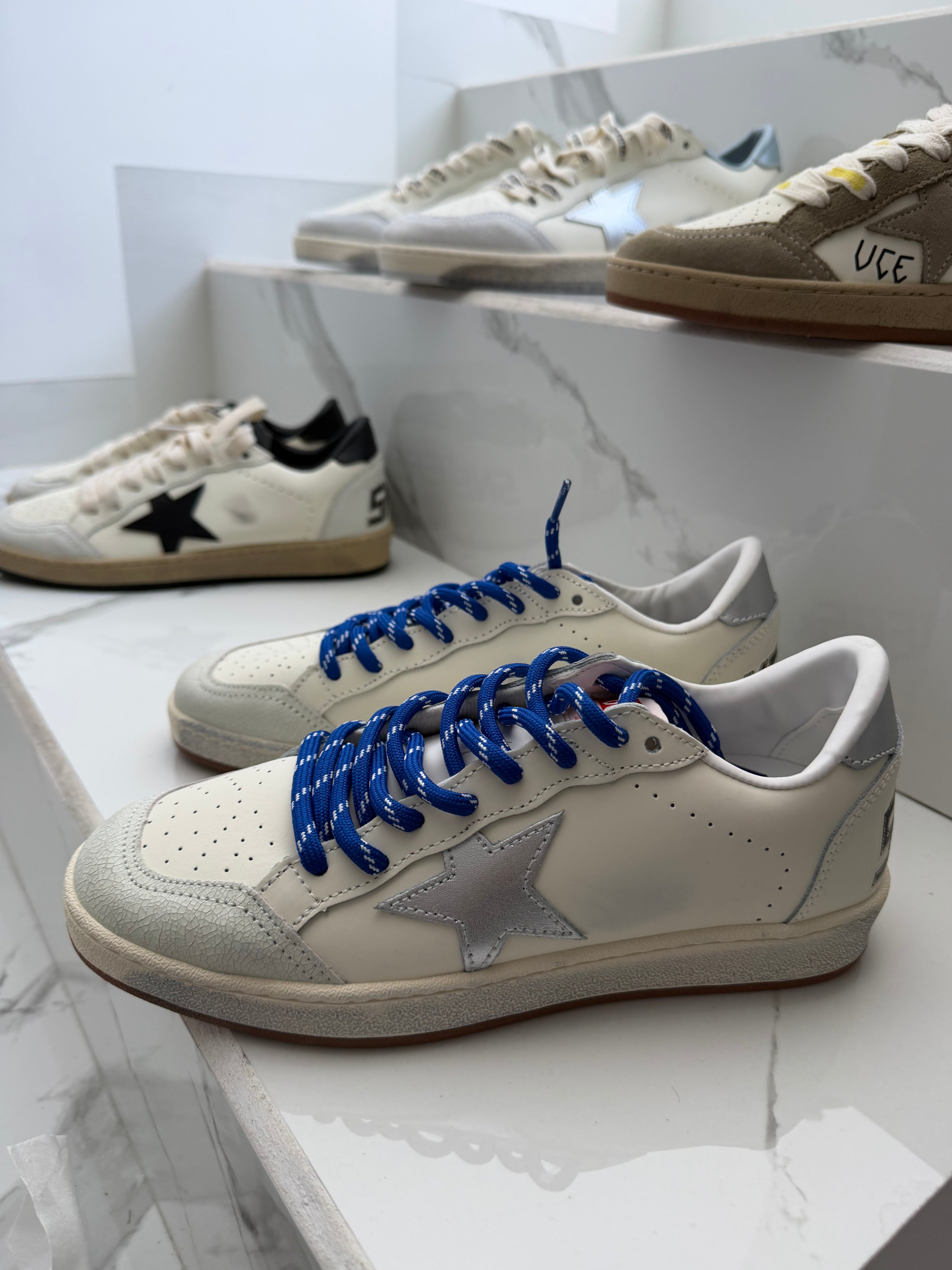 Golden Goose agujeta azul