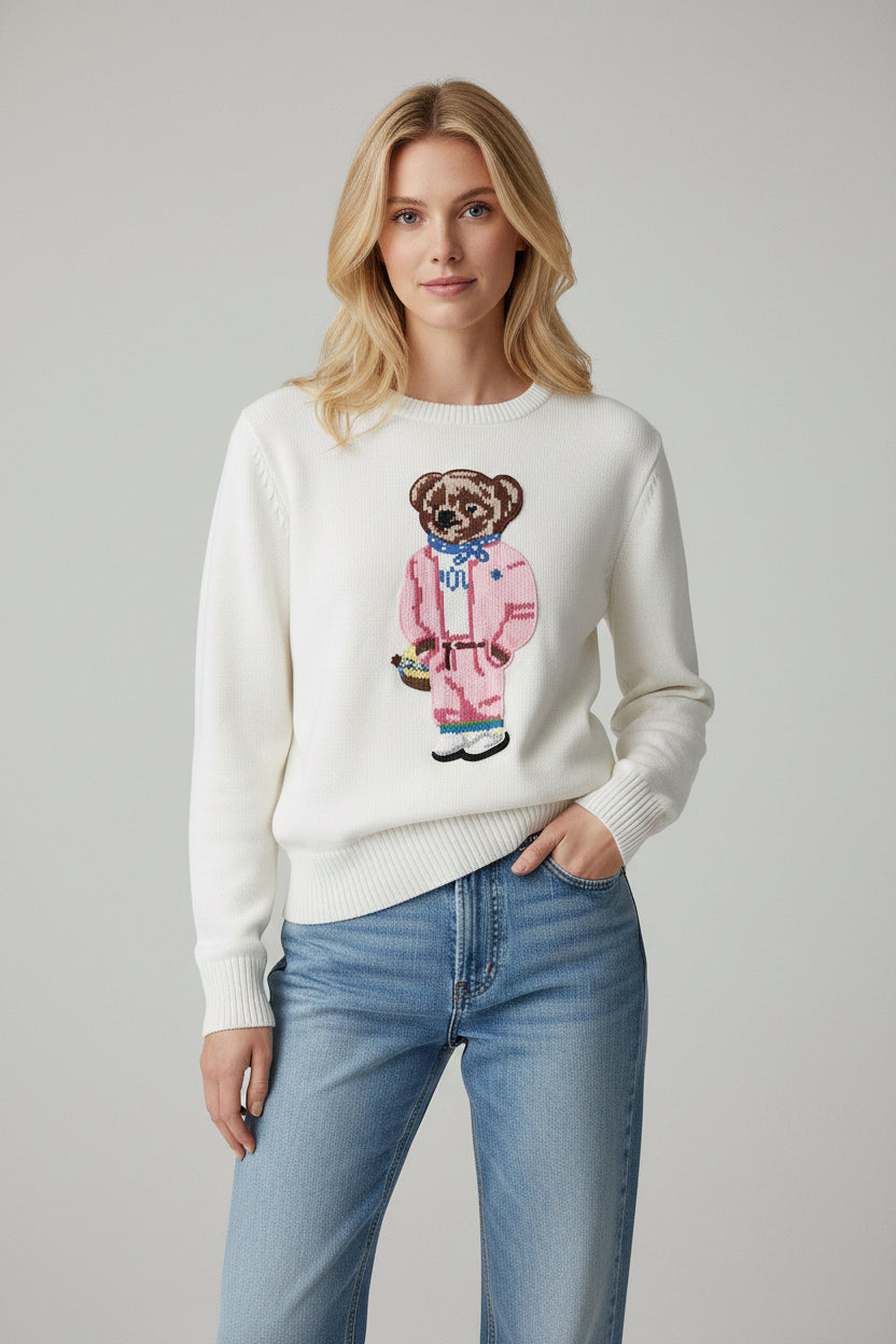 Suéter polo Ralph Lauren blanco