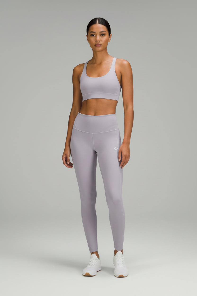Leggin Alo yoga lila maya atrás