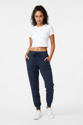 Jogger alo yoga rompe vientos azul marino