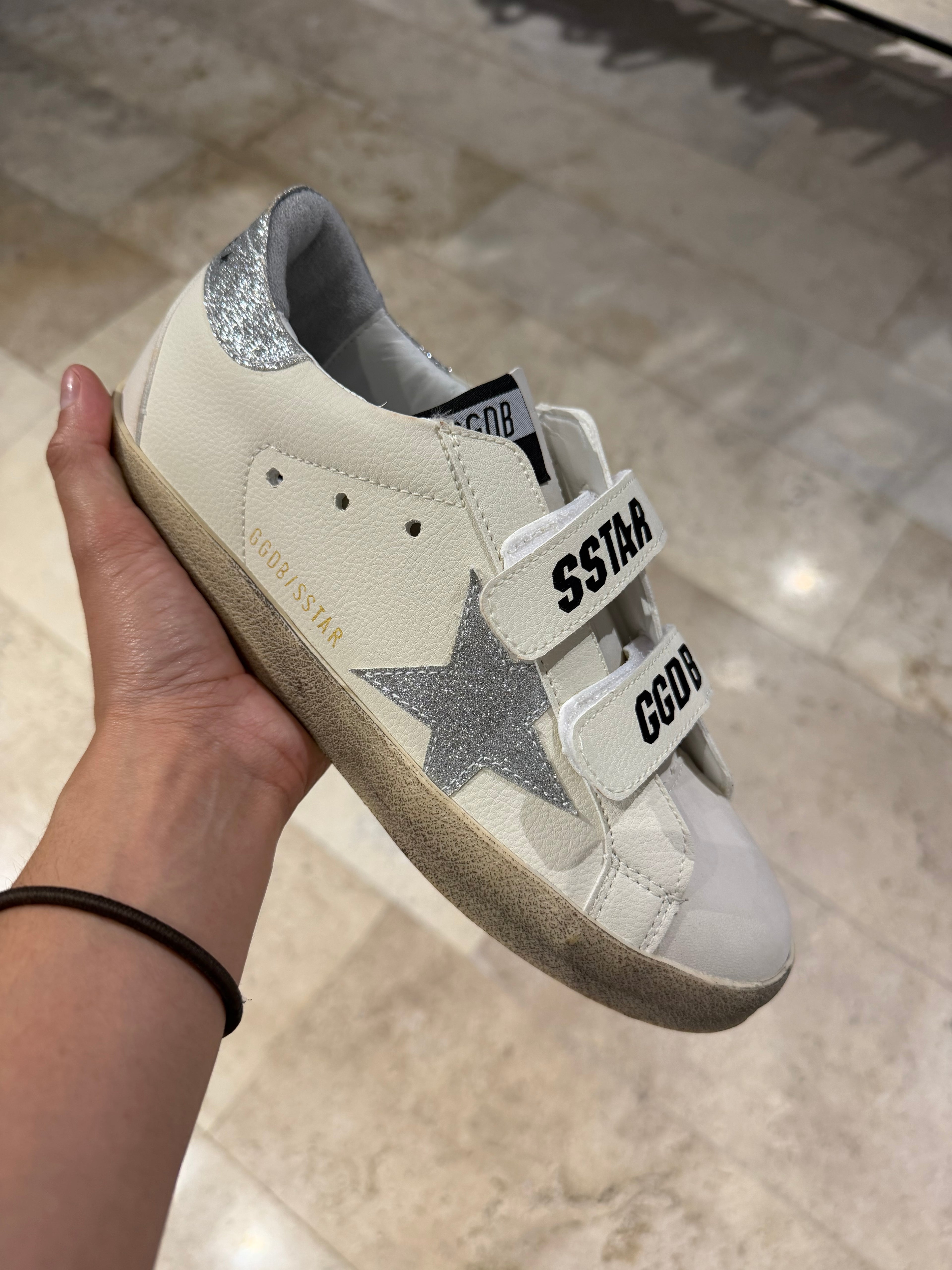Golden Goose plata broche