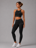 Conjunto Gymshark negro