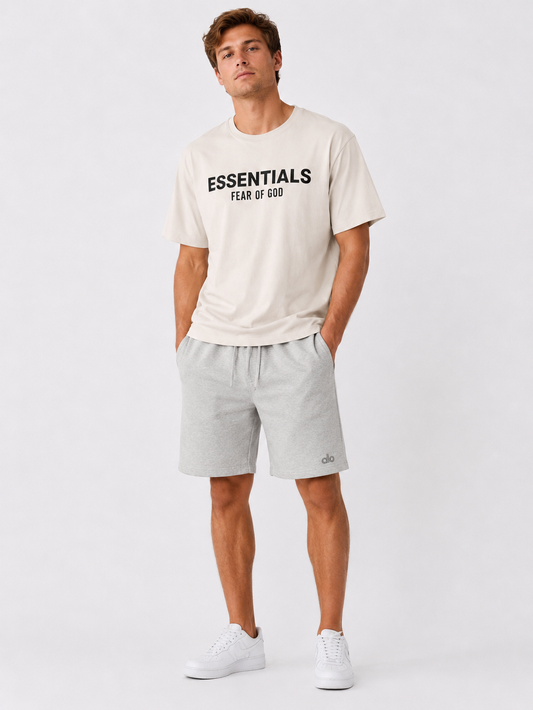 Playera essentials beige