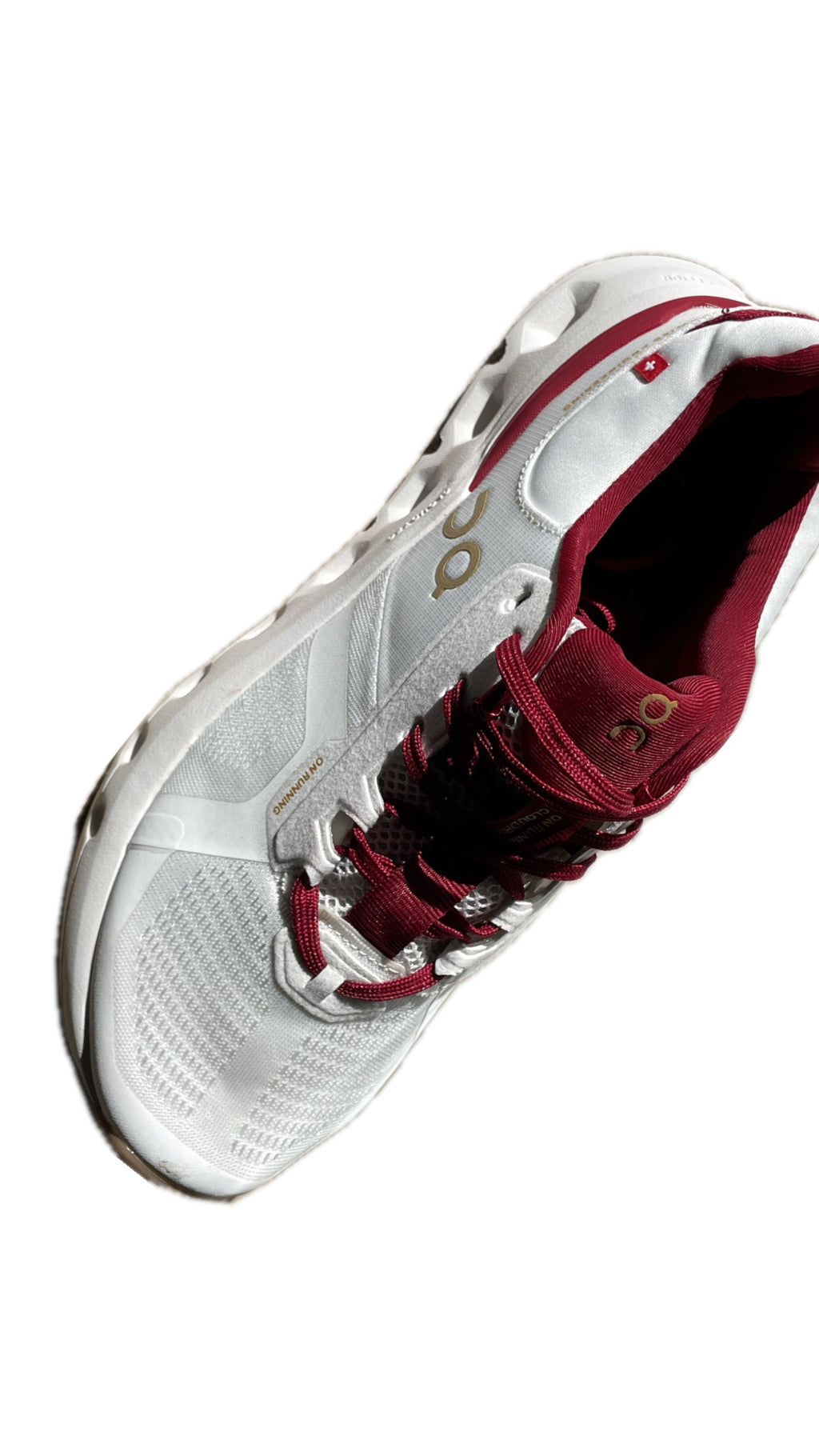 Runner blanco rojo